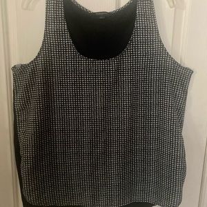 Banana Republic Woman’s XL hoot hound black tank